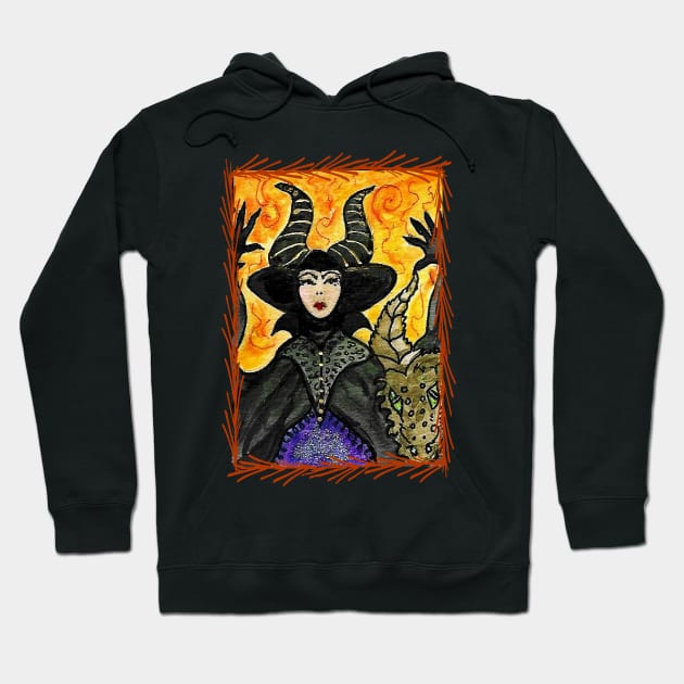 Maleficent The Dark Fairy Hoodie by ArtisticEnvironments